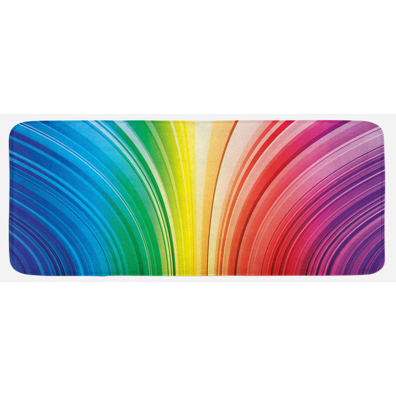Modern & Contemporary Polyester Kitchen Mat