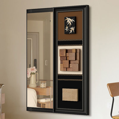 Miroir rectangulaire en plastique pleine longueur