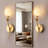 18.7'' Battery Operated Novelty Wall Mounted Sconce Light With Flower Shade, Armed Sconces Dimmable & Timing-110514828