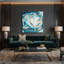 Hawaiian Flying Fish Green Canvas Wall Art-454400803