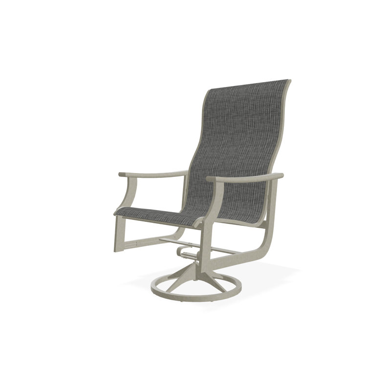 St. Catherine Polymer Outdoor Lounge Chair, Storm, Burke