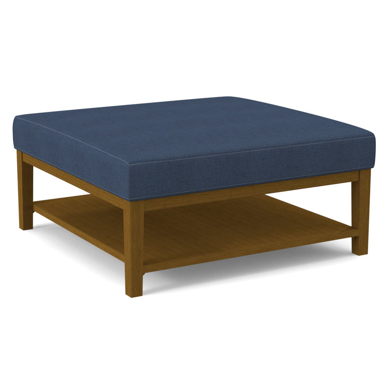 Repose-pieds Hammond avec rangement, Performance gris sucre; 0863-84, Finition Havane