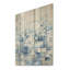 Carreaux botaniques blancs et bleus I - Botaniques sur bois-724149790