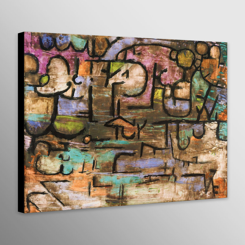 After The Flood by Paul Klee - Wrapped Canvas Print, 104.14cm H x 154.94cm W x 3.81cm D