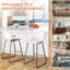 Tabouret de comptoir en simili cuir Aiyana-1302269750-1302269749