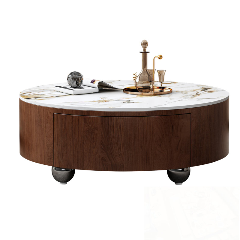 Round Arusha with 2 Drawers