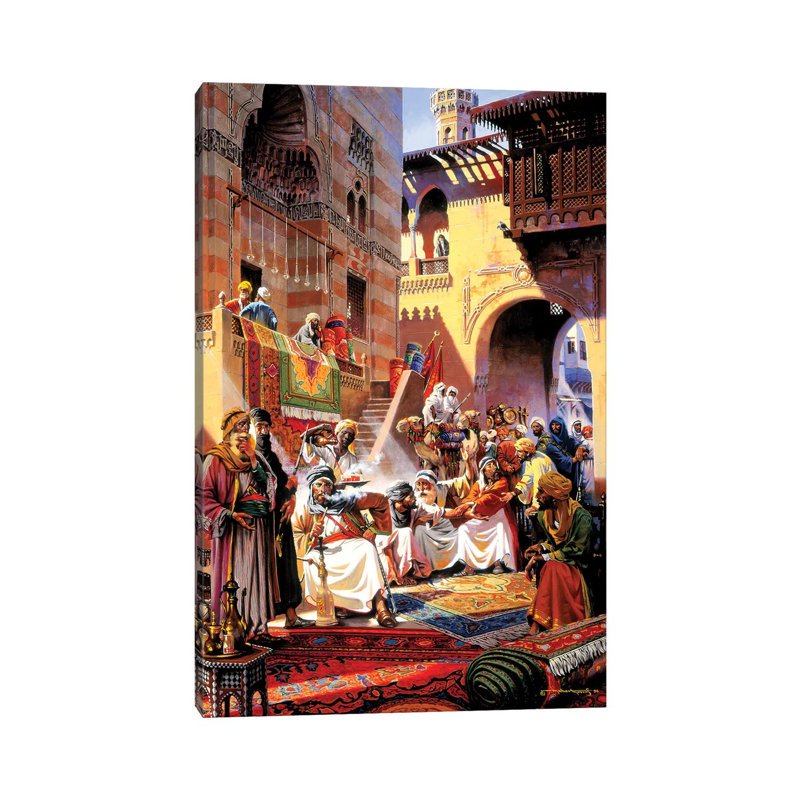 " El Souk Friday's Market ", 18" H x 12" W x 1.5" D