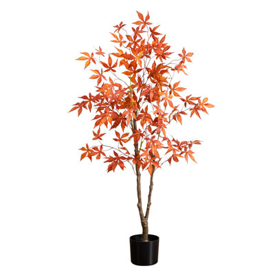 4Ft. Autumn Japanese Maple Artificial Fall Tree