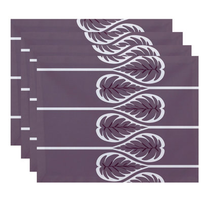 Wagstaff Polyester Floral Rectangle Placemat