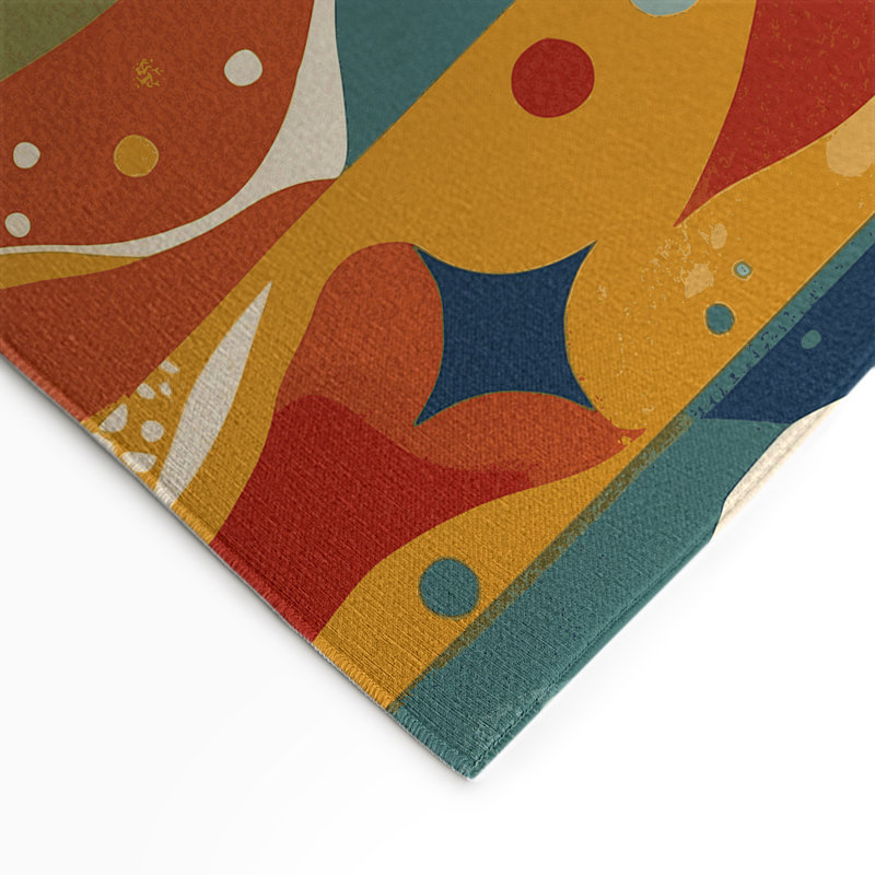 Tapis intérieur et extérieur Spiried Wiggle, Rectangle 1 pi 6 po x 2 pi 6 po