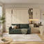 Grand lit escamotable mural avec rangement hydraulique, canapé, tablettes et tiroirs, éclairage DEL / USB-1713323326