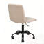 Chaise de bureau pivotante sans accoudoirs avec base en métal-165753217