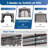 Outdoor Gazebo Tent With Double Roofs, Mosquito Netting & Privacy Screens-112960216