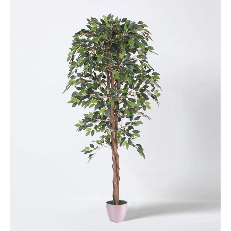 Faux Plant in Pot, 150cm H x 75cm W x 20cm D, Pink