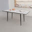 Ensemble de table de salle à manger et de chaises de 47 à 63 po à rallonge moderne en bois aggloméré-51222475