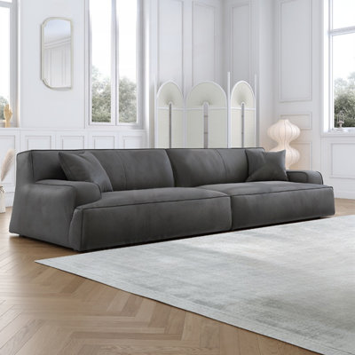 Straight-Line Minimalist Living Room Couch