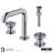 Widespread 2-handle Bathroom Faucet with Drain Assembly-87727934