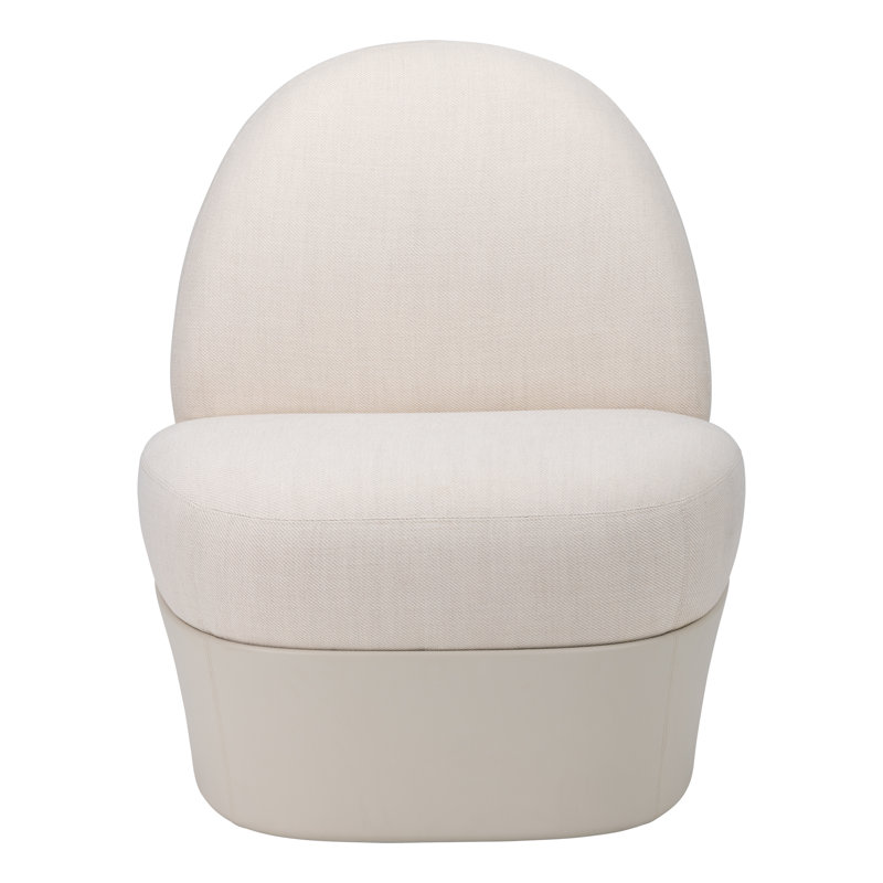 Chaise longue moelleuse et moelleuse, Beige