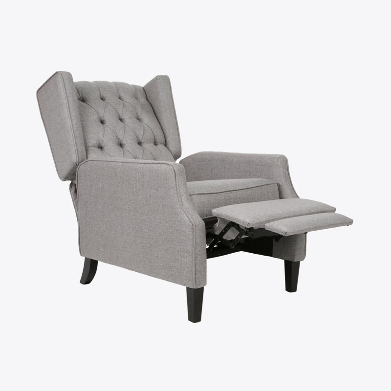 Morphis Recliner, Gray Fabric
