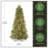 Adneta Lighted Artificial Fir Christmas Tree-1984595105