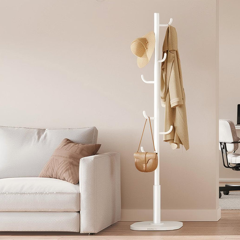 Cactus-shaped Coat Rack, Cloud White