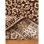 Tapis intérieur brun beige en laine noué à la main-131608131