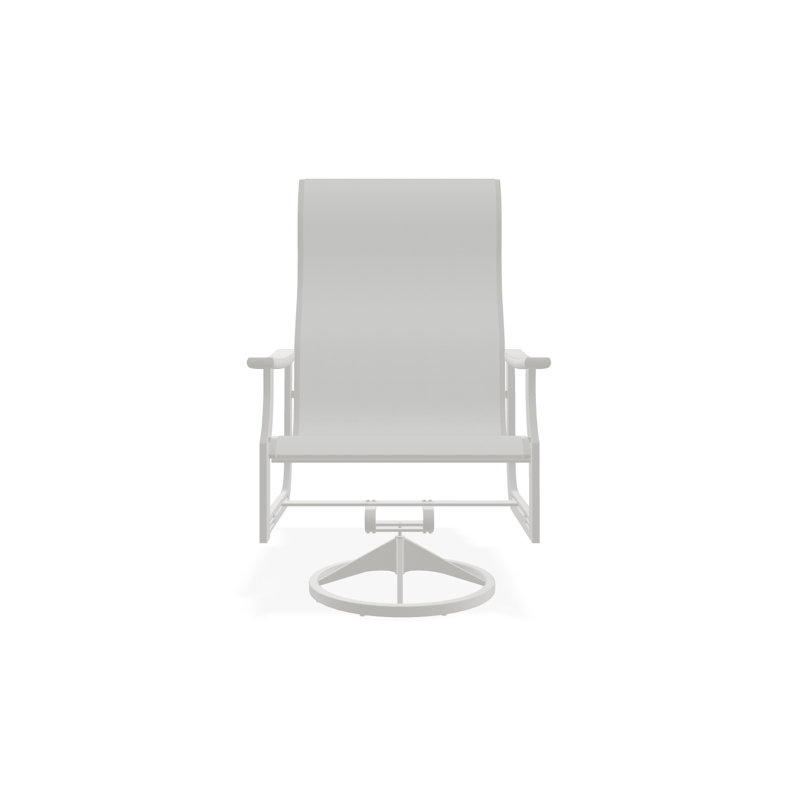 St. Catherine Polymer Outdoor Lounge Chair, Snow, White 6D Sunbrella®