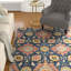 Tapis floral en laine touffeté à la main Baumgartner-19783135