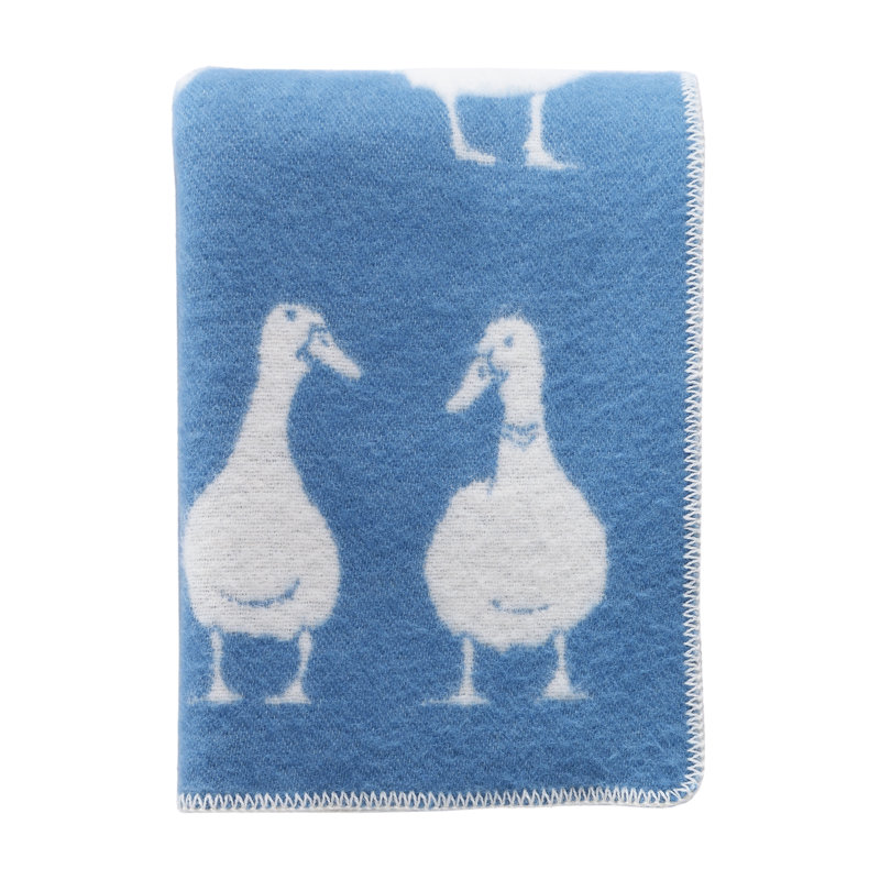 The Spring/Summer Collection Hand Woven Throw Blanket, Blue