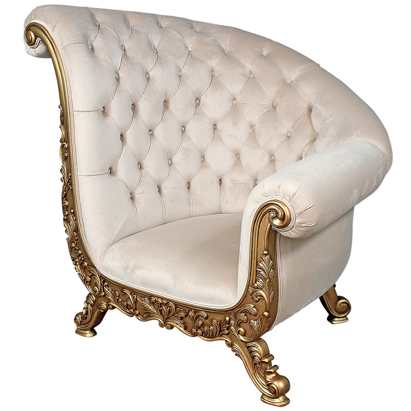 Fauteuil rembourré Art Déco