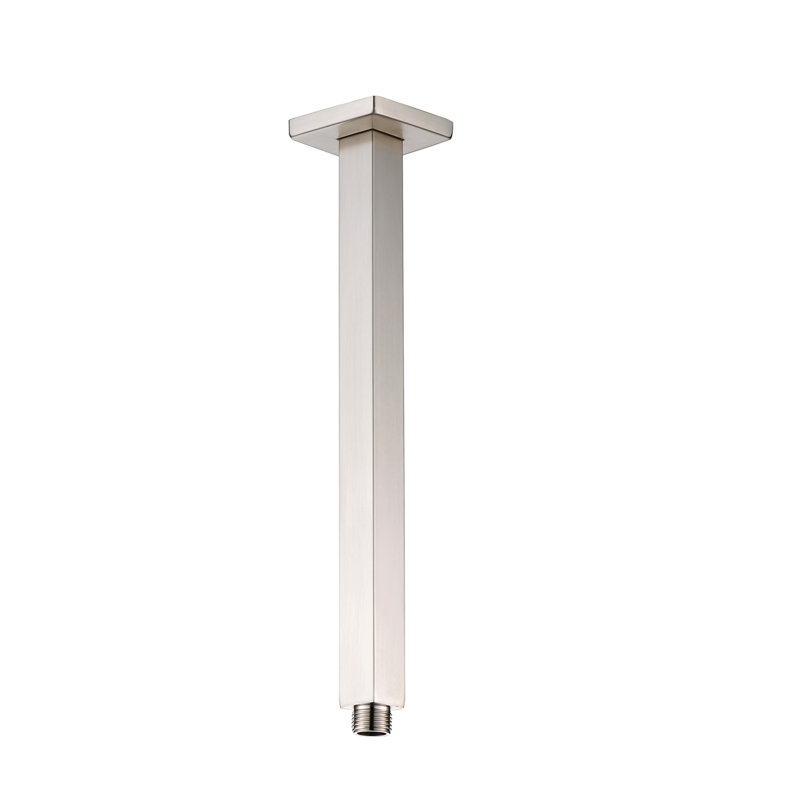 Ceiling Mounted Shower Arm, Brushed Nickel