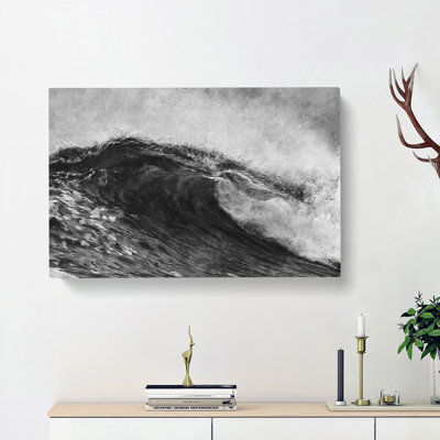 Wave Of Life - Wrapped Canvas Painting