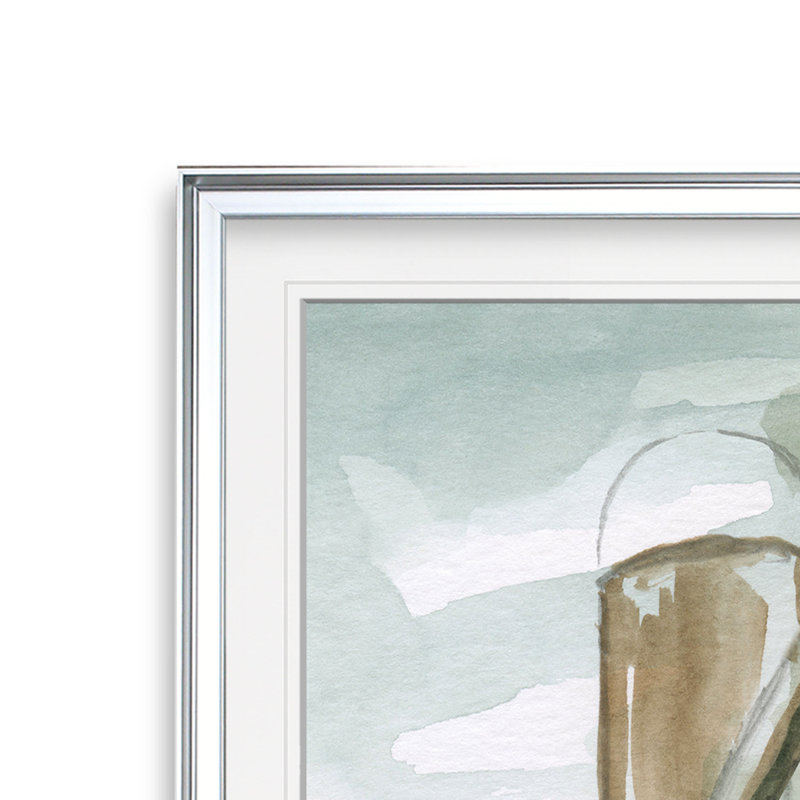 Daisy Barn - reproduction d'art, H 16 po x l 16 po x P 1,5 po, Cadre argenté