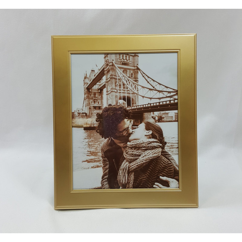 Cadre photo à motif de perles Lockheart, 5 po x 7 po