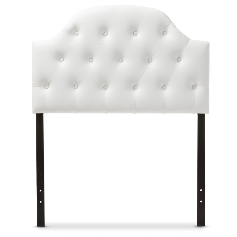 Tête de lit simple tapissier Ezkiel, Blanc