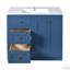 Meuble-lavabo 36 po avec lavabo en céramique