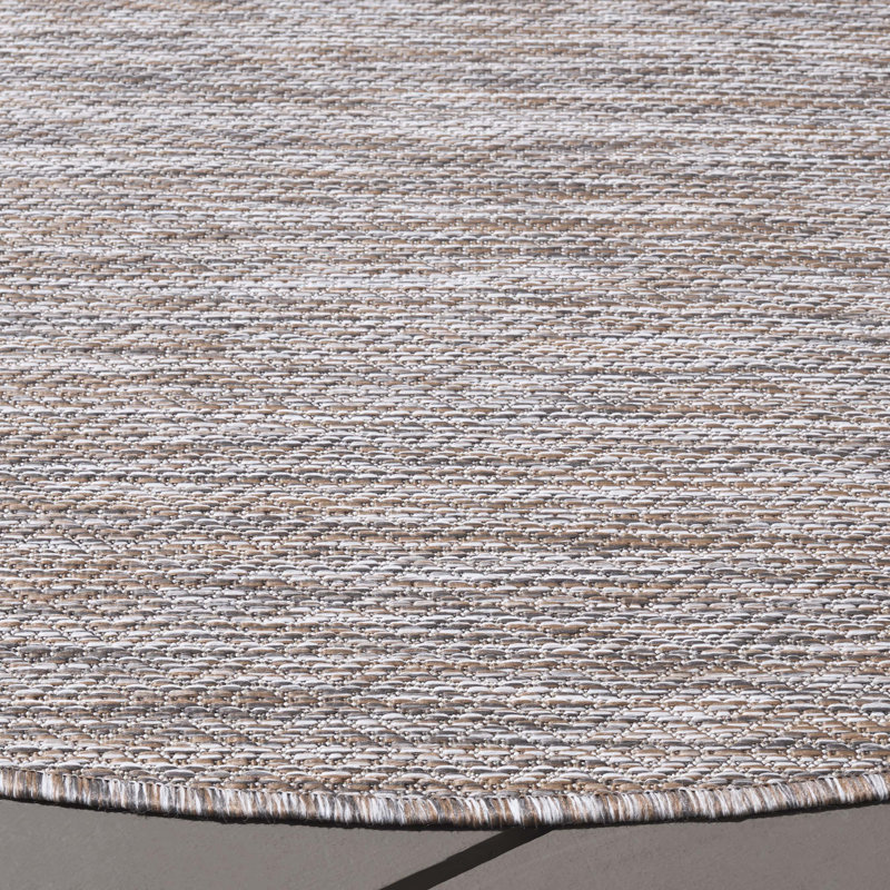 Jeannina Performance Indoor/Outdoor Area Rug, Round 6'7"