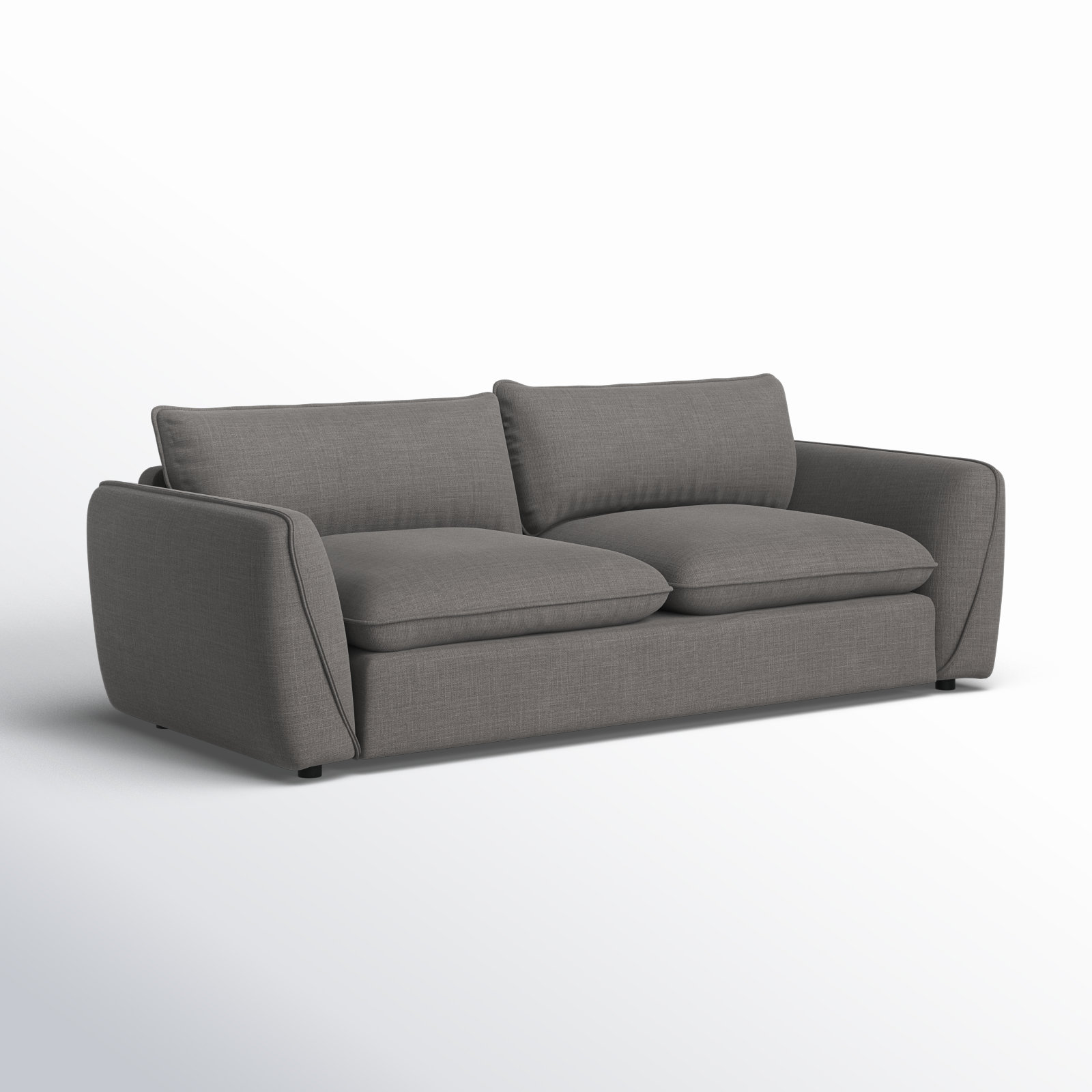 Tony 91'' Upholstered Sofa, Flanigan Slate