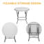 Table pliante portative 31,5 po