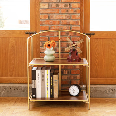 Bibliothèque étagère pliante sans assemblage Lejon