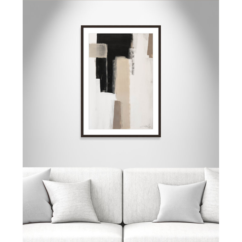 Calvin Giverny Earth Scapes I Print, Oui, Cadre photo simple noyer, H 35,5 po x l 25,5 po x P 1,25 po