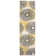 Floral Yellow/Dark Gray/Ivory Area Rug