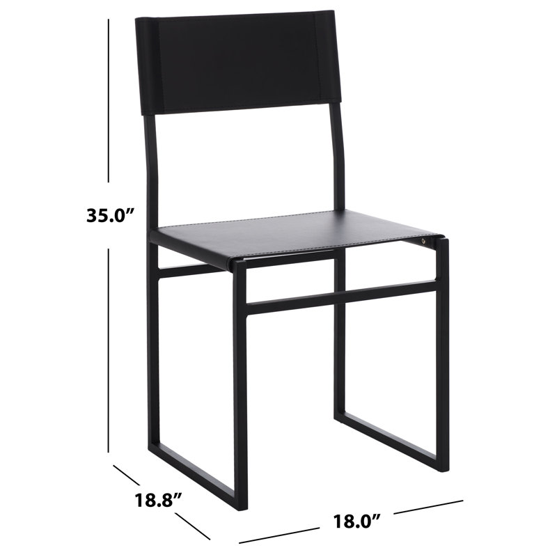 Chaise d'appoint Rowayda, Noir