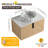 30'' Single Floating Bathroom Vanity With Ceramic Art Sink, Wall Mounted Bathroom Vanity With 2 Soft Close Doors-2079485818