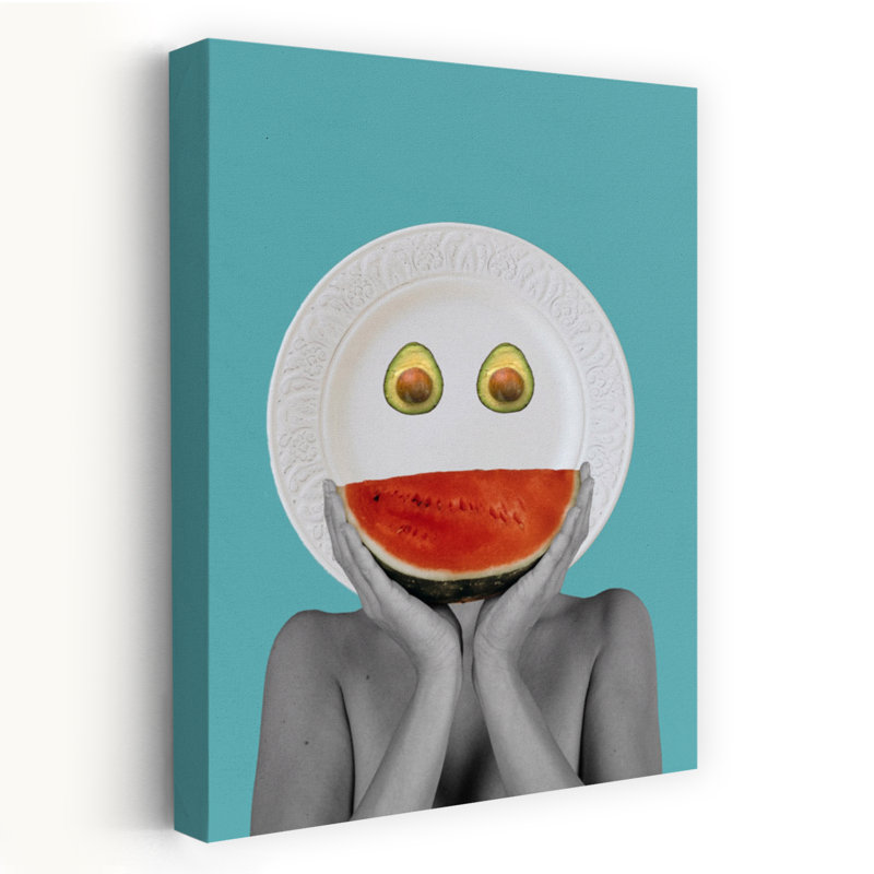 Art contemporain contemporain surréel, H 24 po x l 16 po