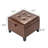 Orella 17.7" Tufted Square Storage Ottoman-636967285