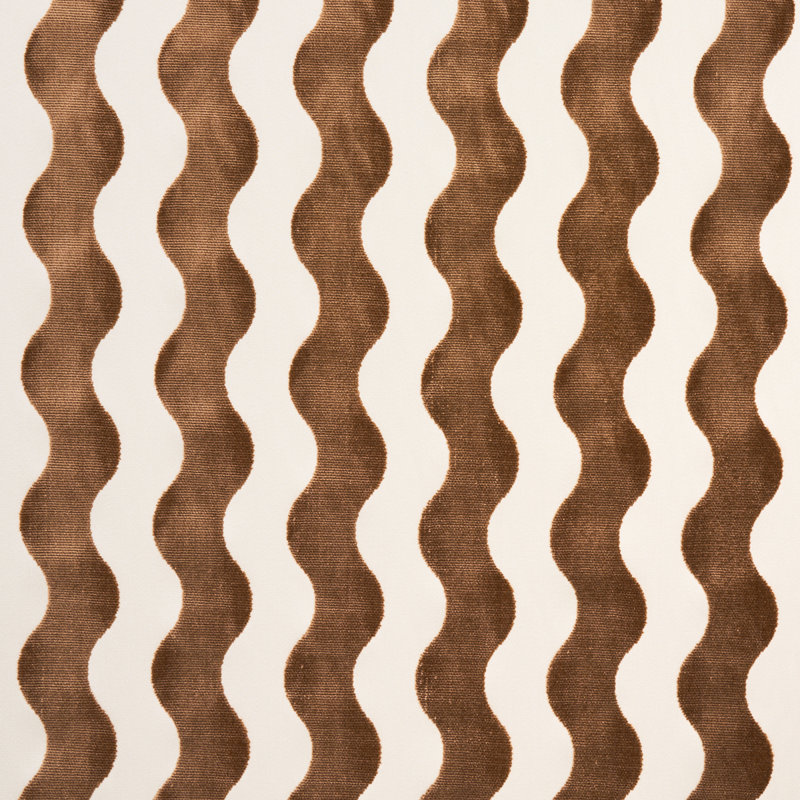 Tissu en velours Schumacher x Miles Redd The Wave
