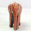 Sculpture florale en bois et papier mâché