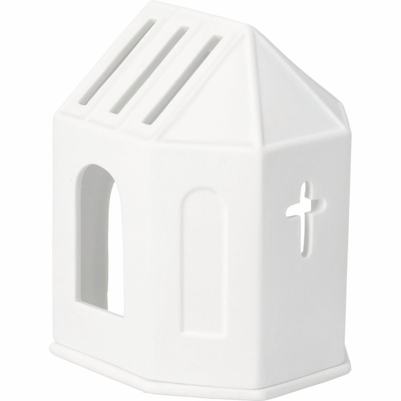 Maison de village en porcelaine - chapelle sacrée - 4,6 po