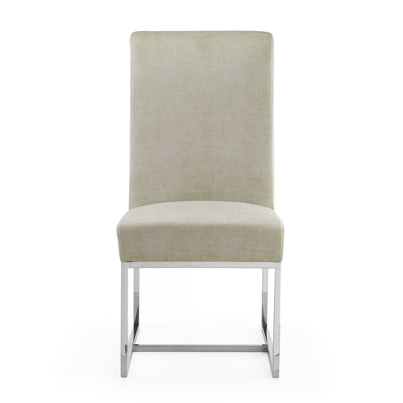 Dalpat Velvet Side Chair, 1, Champagne